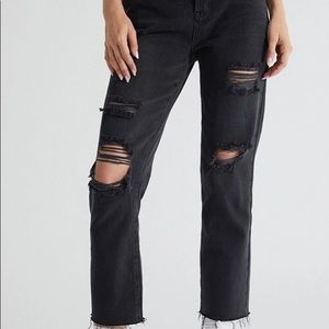PacSun high rise straight jeans.